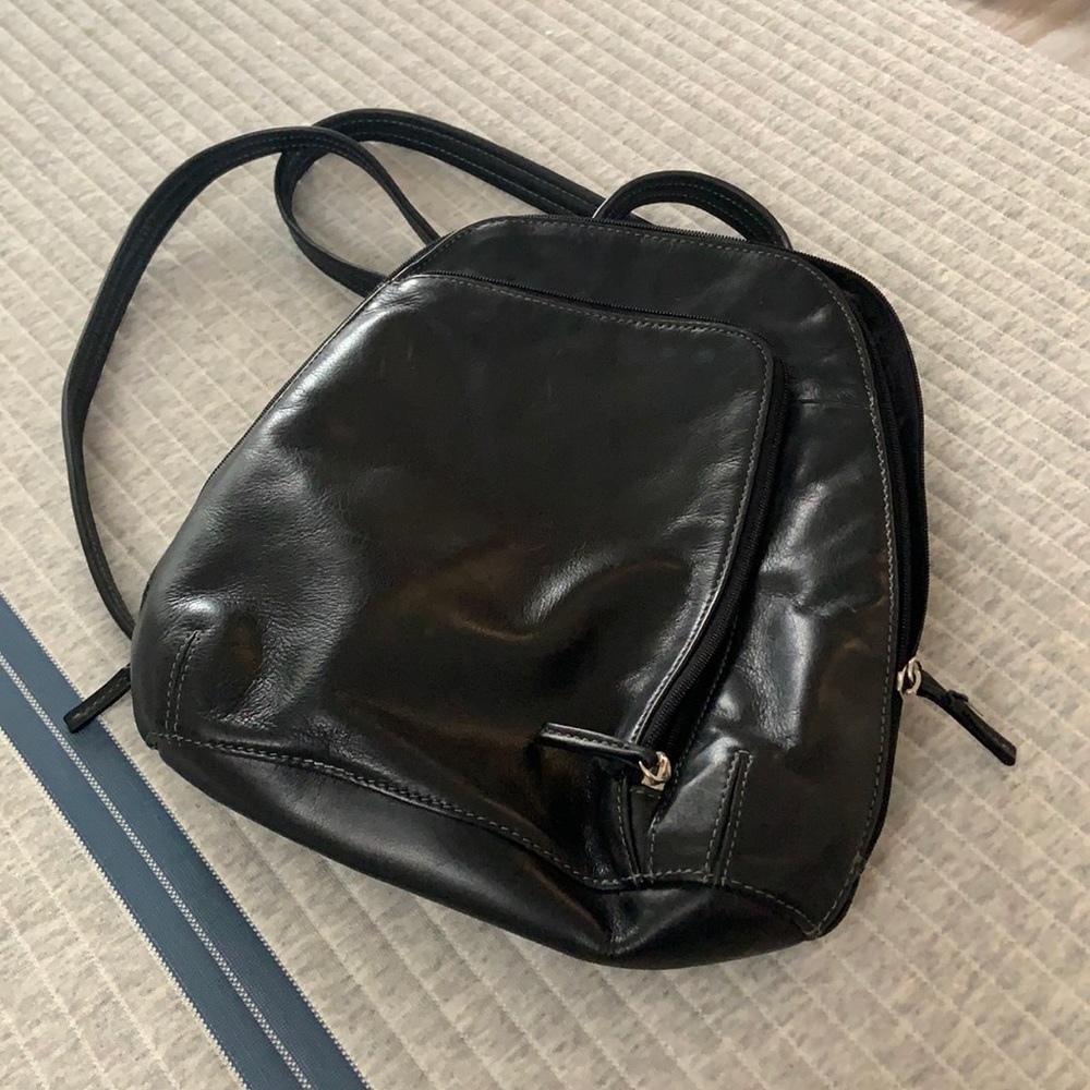 Smooth Leather backpack purse. Very good condition.